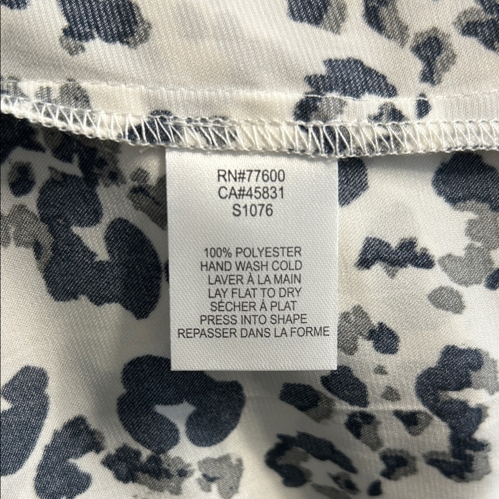 Saltwater LUXE Black and White Leopard Printed Dress - Picture 5 of 5